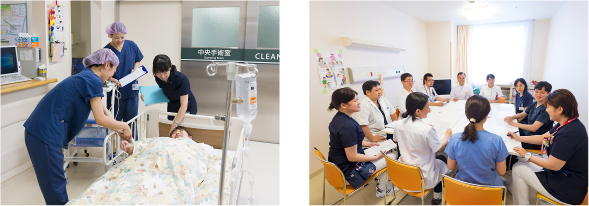 現場イメージ、ミーティング様子